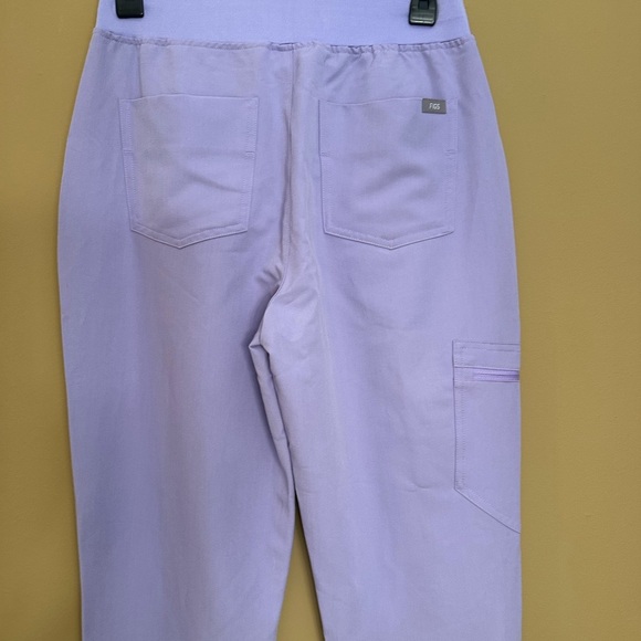 Figs NWT Lavender Zamora High Wasted jogger scrub pants Small - Picture 4 of 11